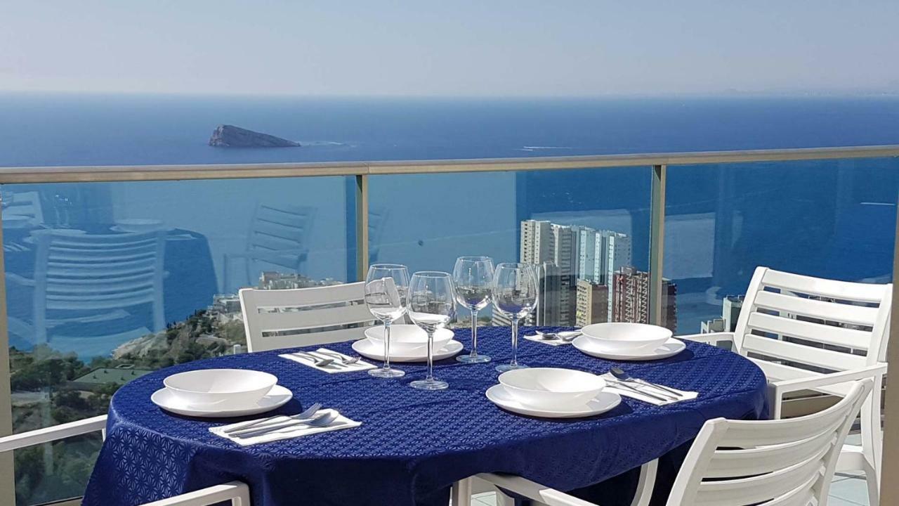 Ferienwohnung Deluxe Penthouse On The 42Nd Floor With Amazing Sea Views Benidorm Exterior foto