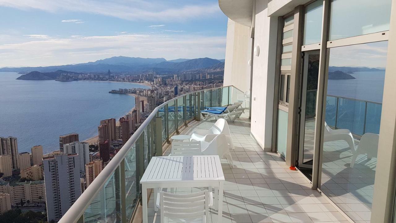 Ferienwohnung Deluxe Penthouse On The 42Nd Floor With Amazing Sea Views Benidorm Exterior foto